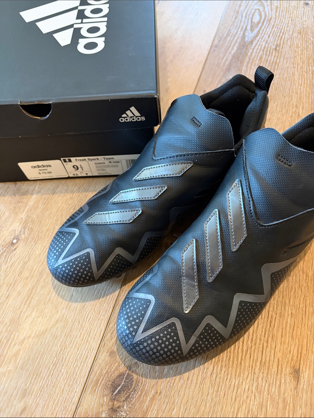Adidas Freak Spark Football Cleats, Size 9.5